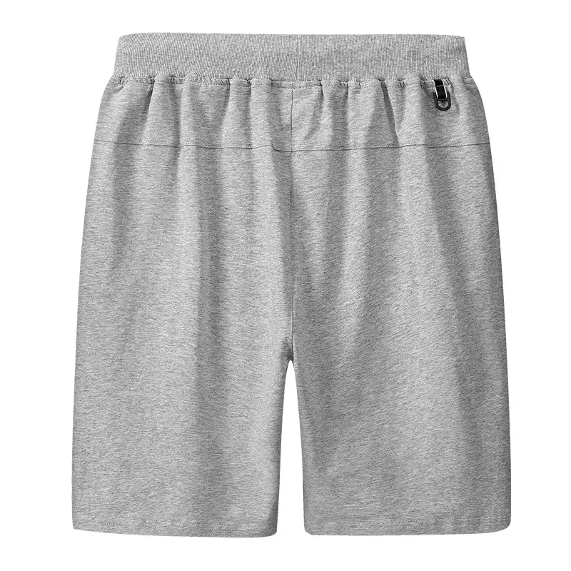 Men Grey Cotton Shorts with Side Pockets