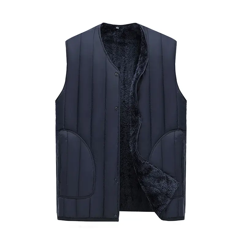 Men's Cotton Vest for Outer Wear, Warm, Lightweight, Autumn Winter - Image 2