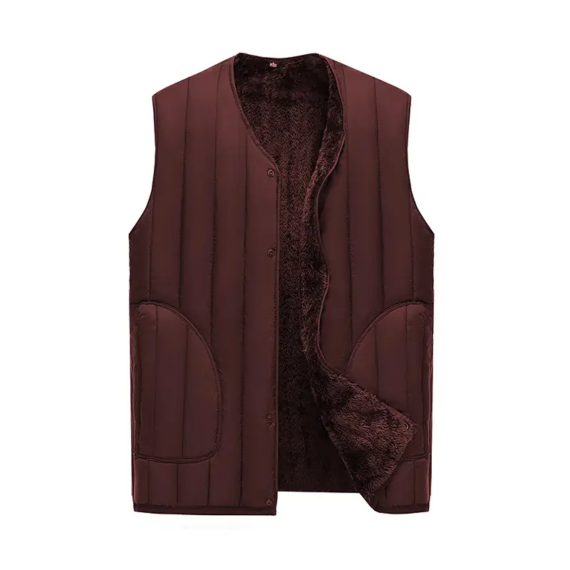 Men's Cotton Vest for Outer Wear, Warm, Lightweight, Autumn Winter - Image 3
