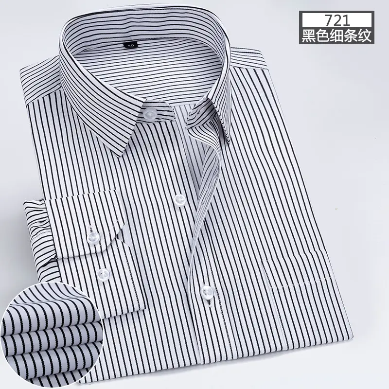 Men Pink Striped Long Sleeve Shirt with Embroidered Logo - Image 15