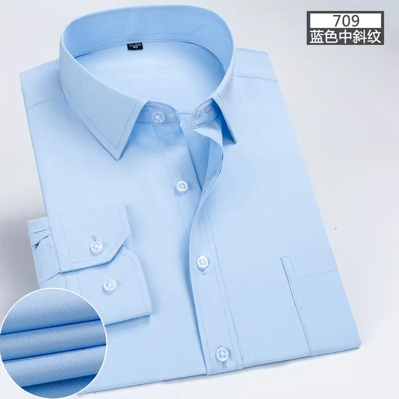 Men Pink Striped Long Sleeve Shirt with Embroidered Logo - Image 7