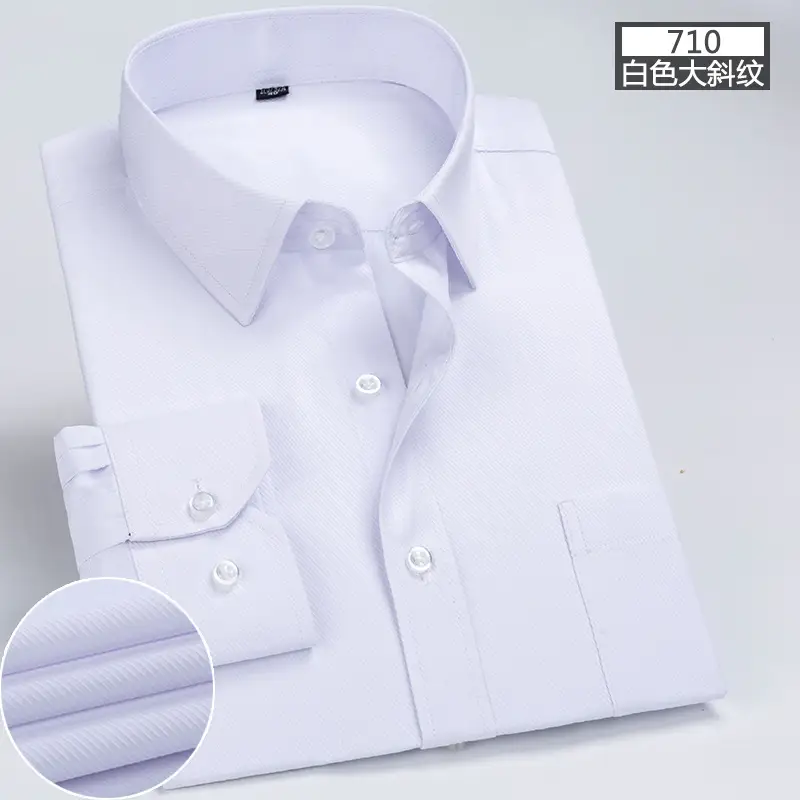 Men Pink Striped Long Sleeve Shirt with Embroidered Logo - Image 8