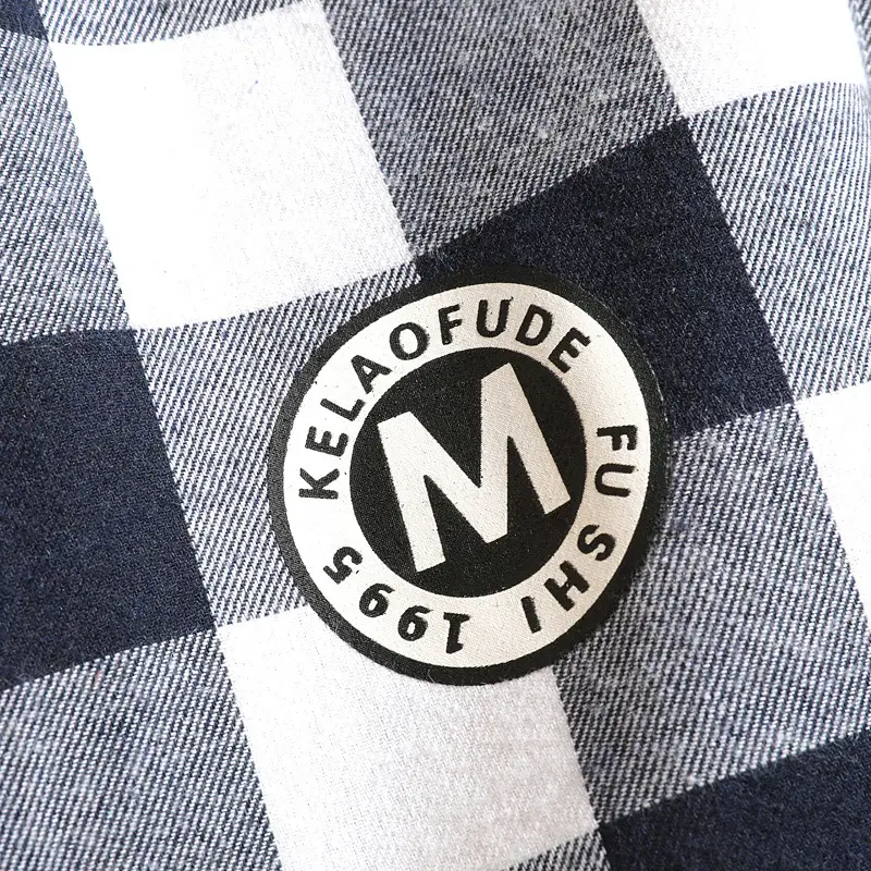 Men's Black White Plaid Jacket Short Sleeve Casual Wear - Image 7