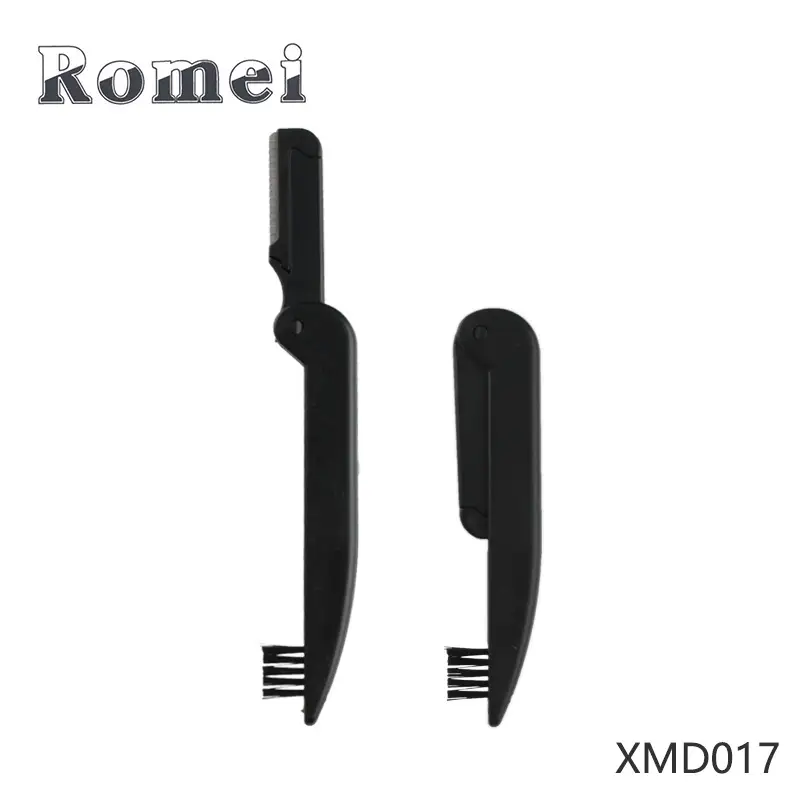 Romei Foldable Eyebrow Shaping Razor Black - Image 2