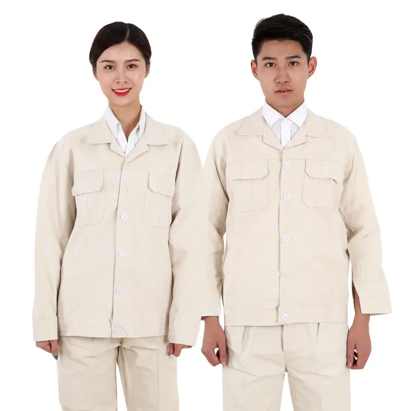 White Canvas Welding Pajama Set for Women - Image 4
