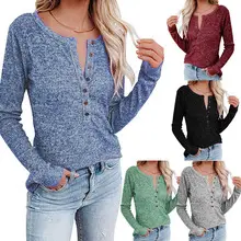 Black V-Neck Button Pleated Vest T-Shirt for Women — feature 25