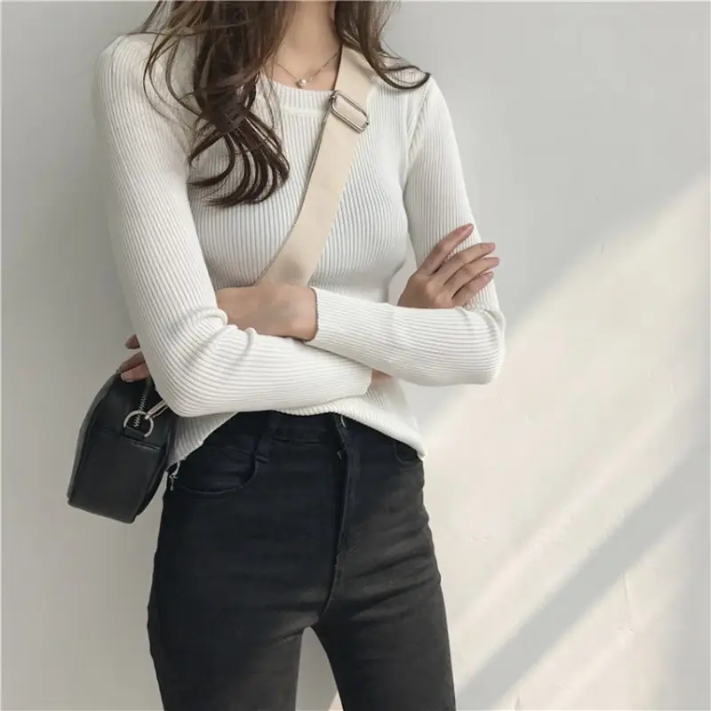 Women Korean Style Knitted Pullover Sweater Set - Image 13