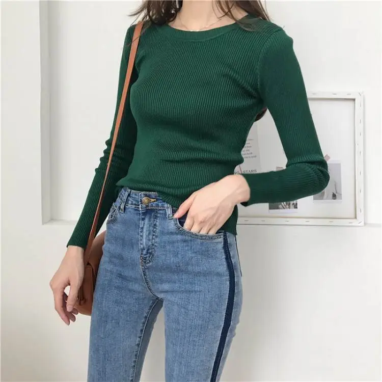 Women Korean Style Knitted Pullover Sweater Set - Image 5