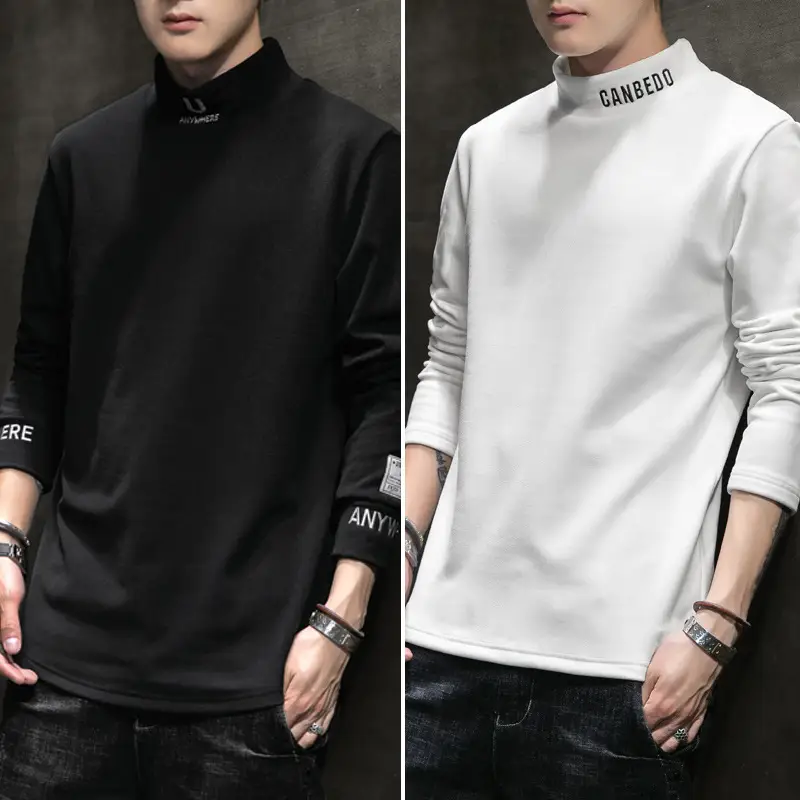 Men's White Long Sleeve T-Shirt 2025 New Trbottomy Brand - Image 11