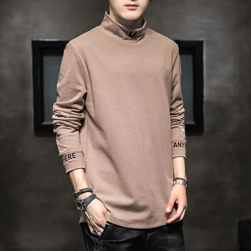 Men's White Long Sleeve T-Shirt 2025 New Trbottomy Brand - Image 3