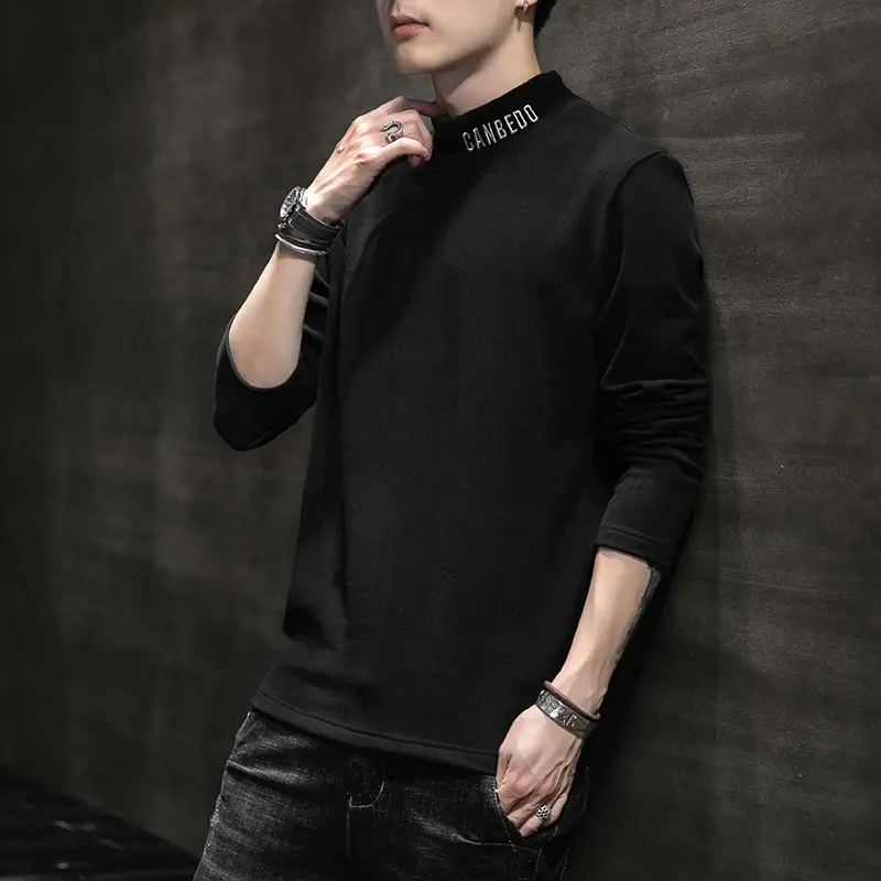 Men's White Long Sleeve T-Shirt 2025 New Trbottomy Brand - Image 6