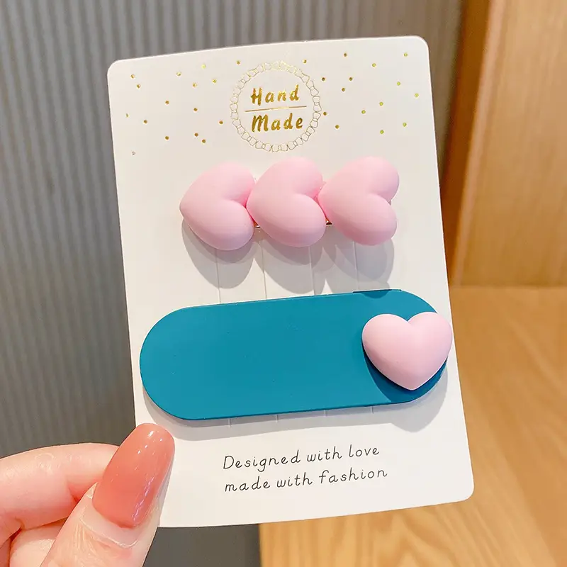 Cute Japanese Hairpin Clip Candy Colors for Girls - Image 2