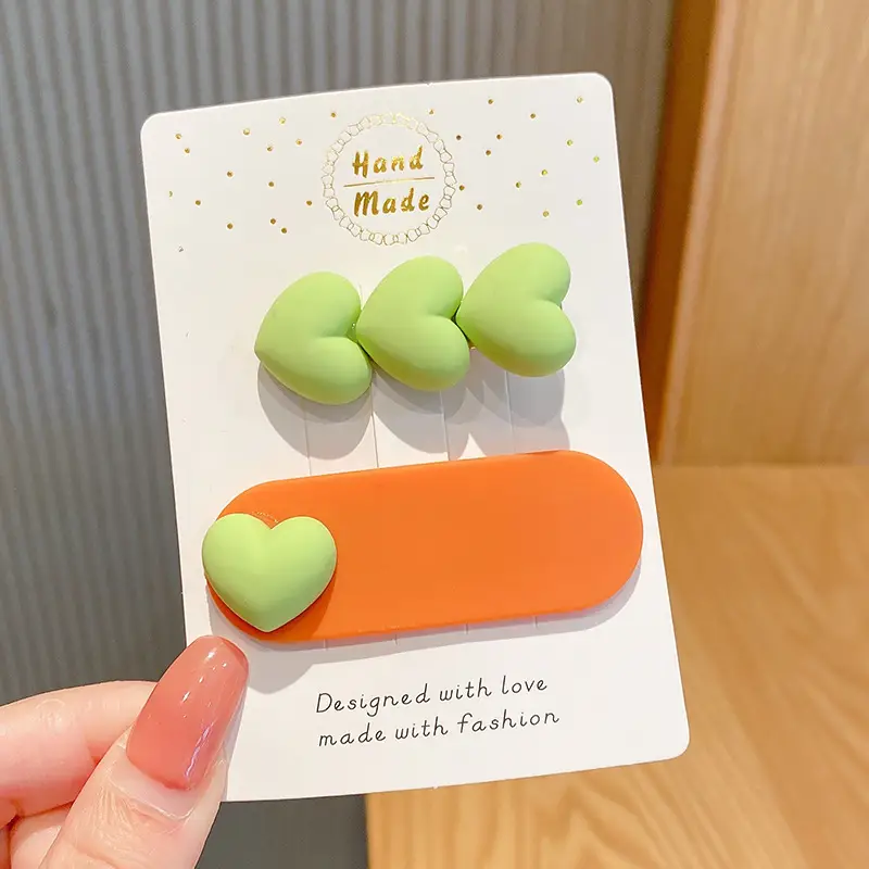 Cute Japanese Hairpin Clip Candy Colors for Girls - Image 3