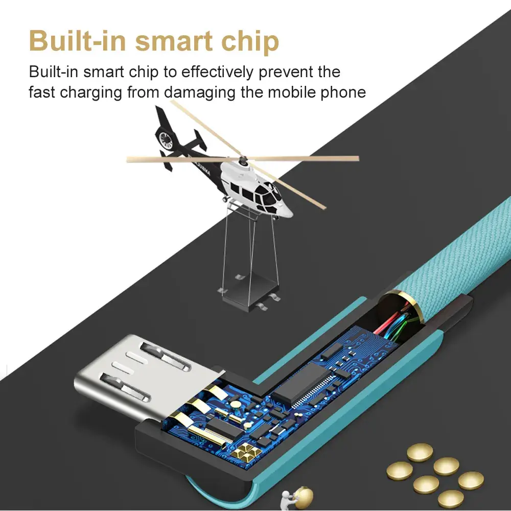 Car Spring Retractable Cable 20cm Type-C to USB - Image 28