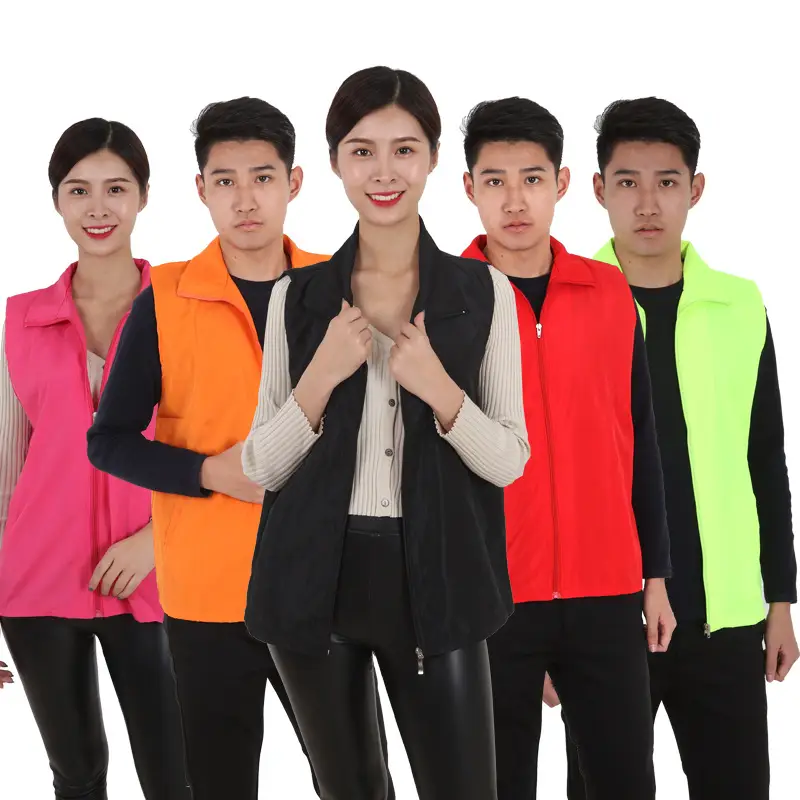 Men's Neon Composite Vest Factory Wholesale - Image 2