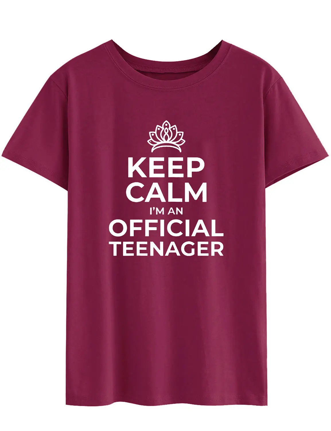 Keep Calm I'm an Official Teenager T-Shirt Yellow