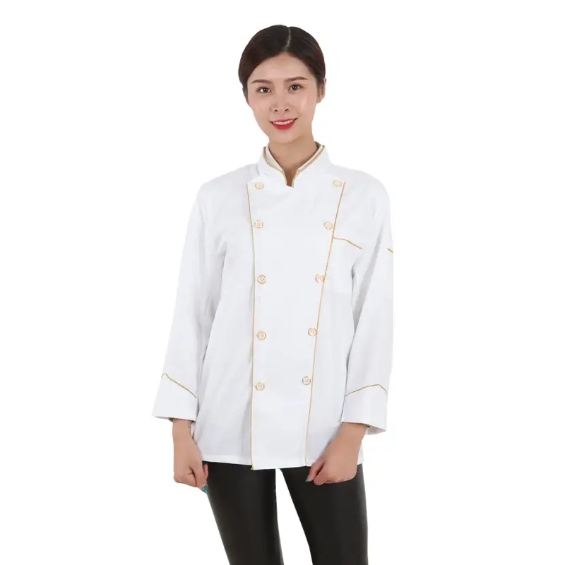 Men's White Black Red Chef Overalls Winter Kitchen Wear - Image 2