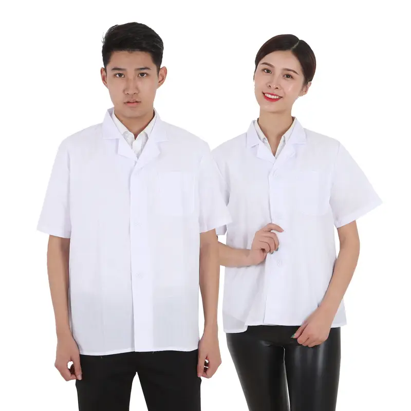 White Short Sleeve Coats for Women Thin Cool - Image 2