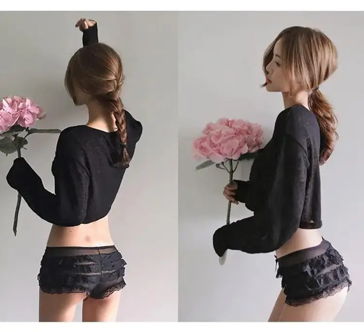 White Long Sleeve T-Shirt for Women — feature 13