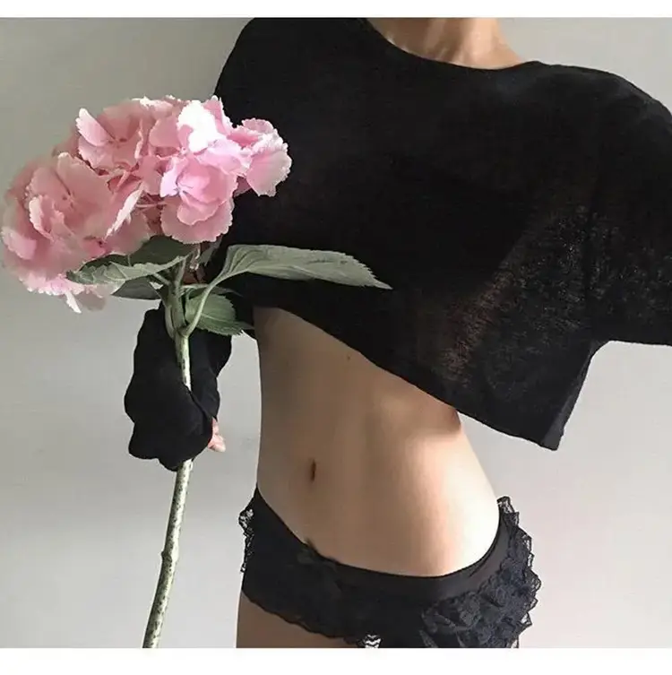 White Long Sleeve T-Shirt for Women — feature 17