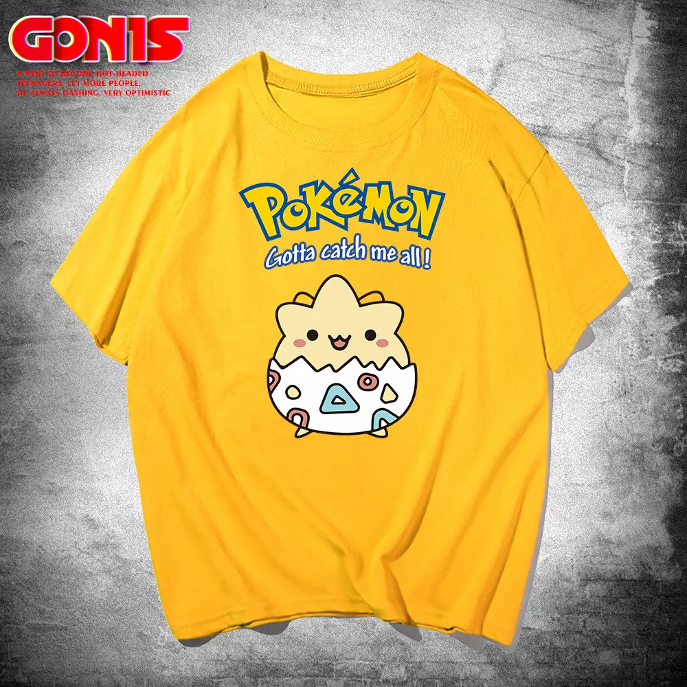 Women Men Pikachu Anime Green T-Shirt - Image 3