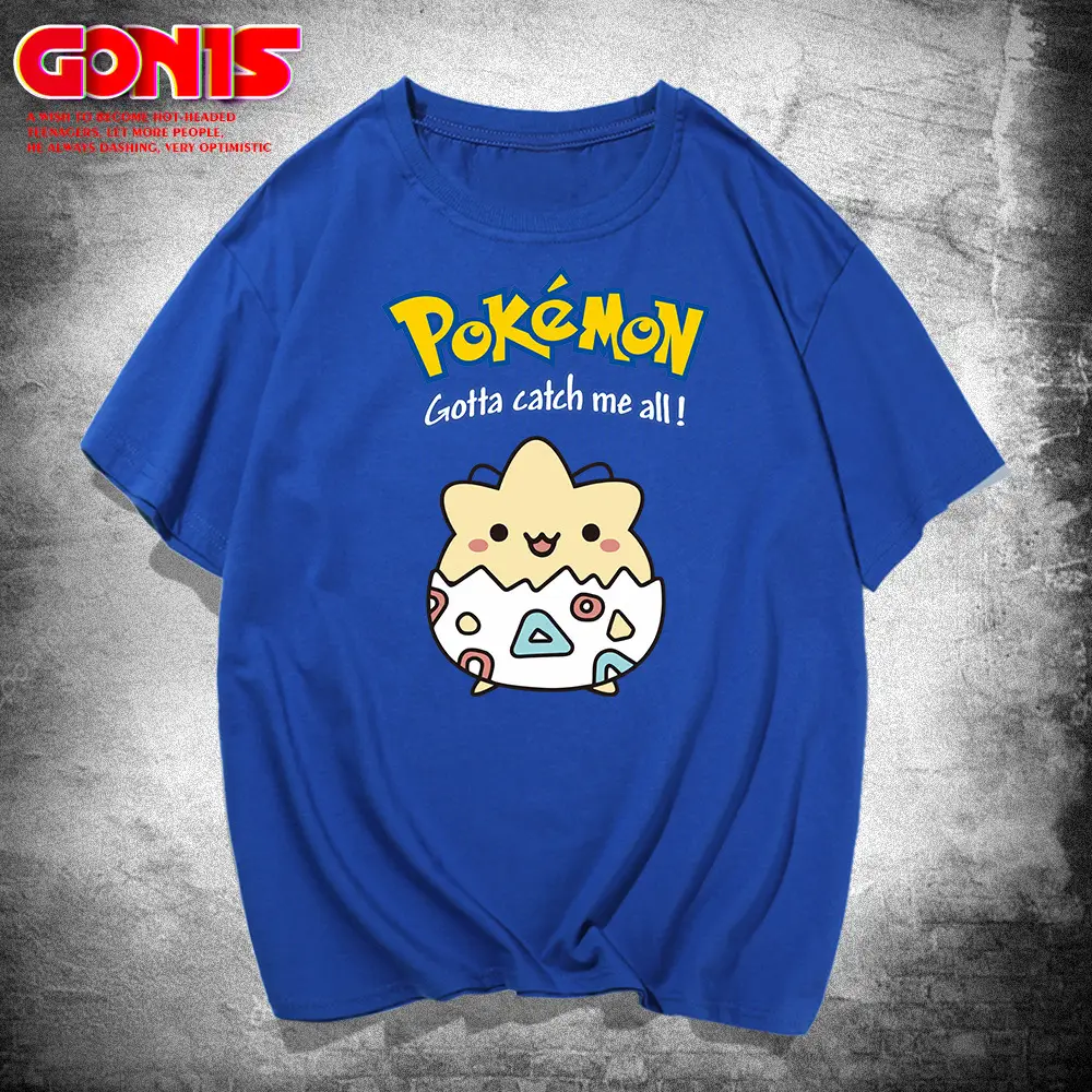 Women Men Pikachu Anime Green T-Shirt - Image 5