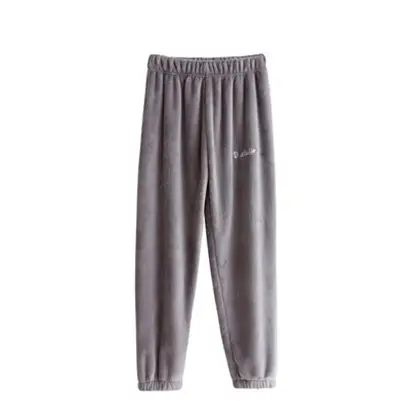 Warm Flannel Jogger Pants for Men Plus Size - Image 3