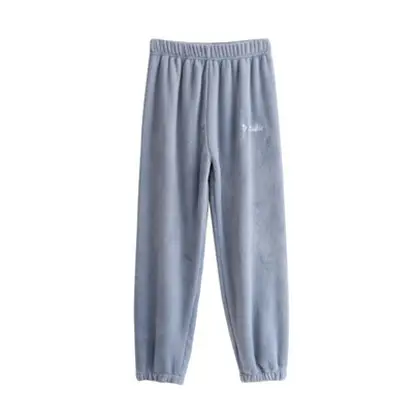 Warm Flannel Jogger Pants for Men Plus Size - Image 5