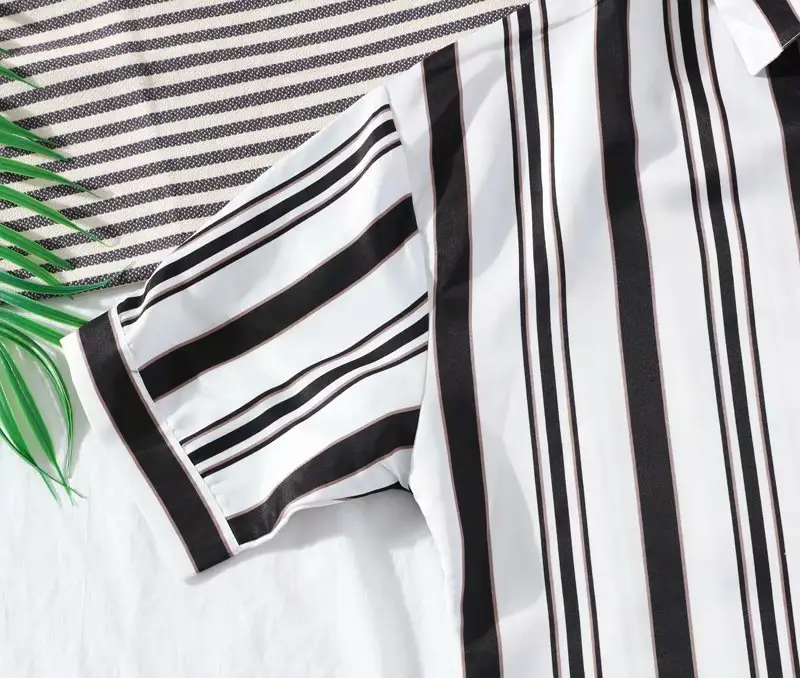 Men's Striped Short Sleeve Ruffian Shirt — feature 43