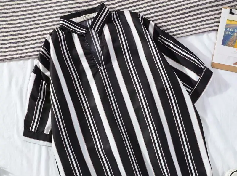 Men's Striped Short Sleeve Ruffian Shirt — feature 54
