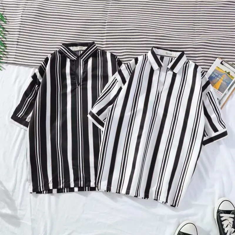 Men's Striped Short Sleeve Ruffian Shirt — feature 58