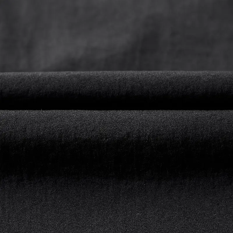 Men's Black Elastic Sports Cropped Shorts - Image 6