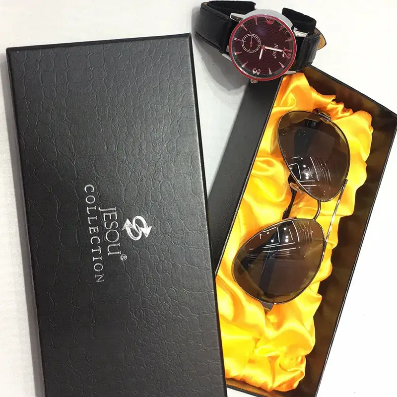 Men's Aviator Sunglasses with Dark Sillars - Image 3