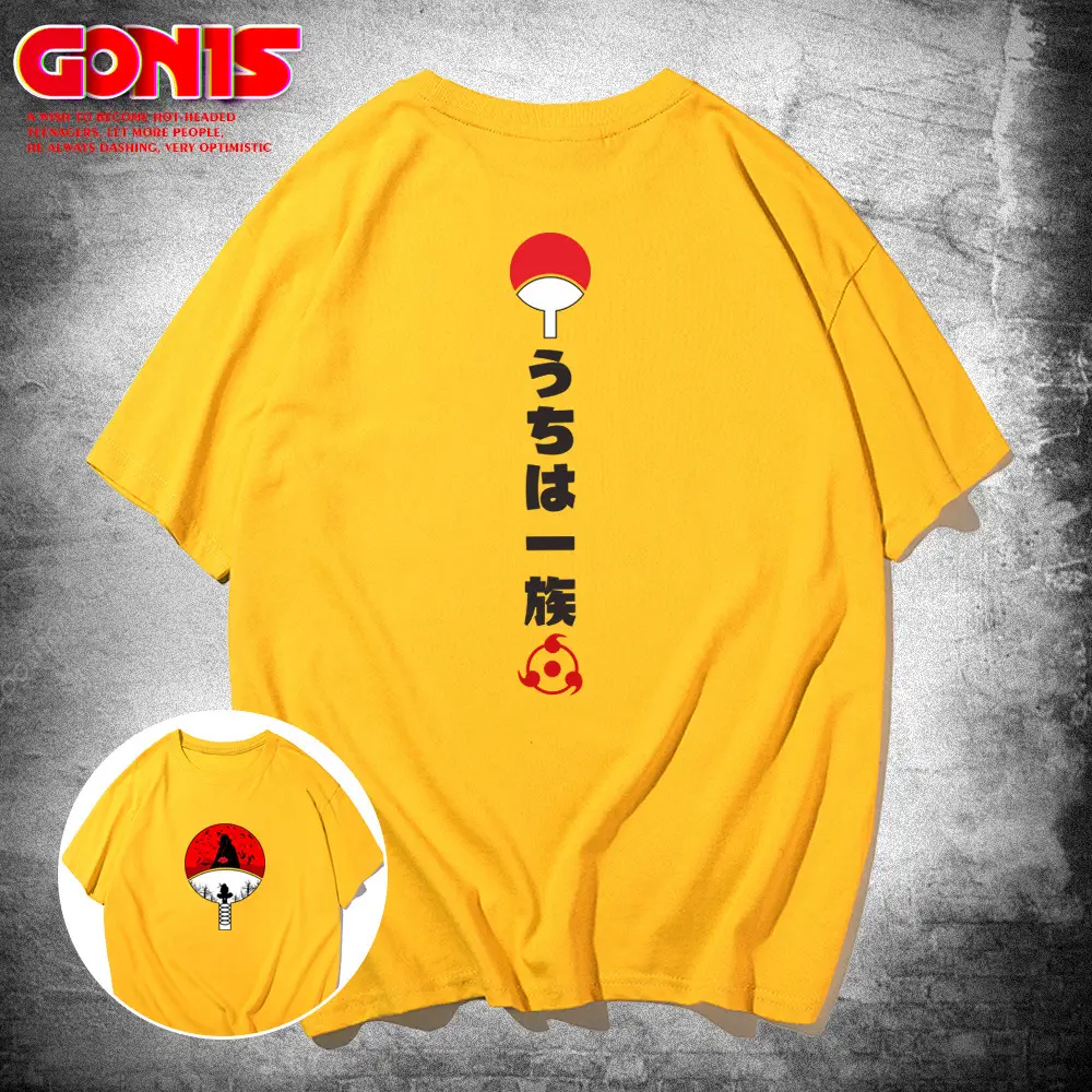 Naruto Uchiha Family Pink T-Shirt for Men Women Summer