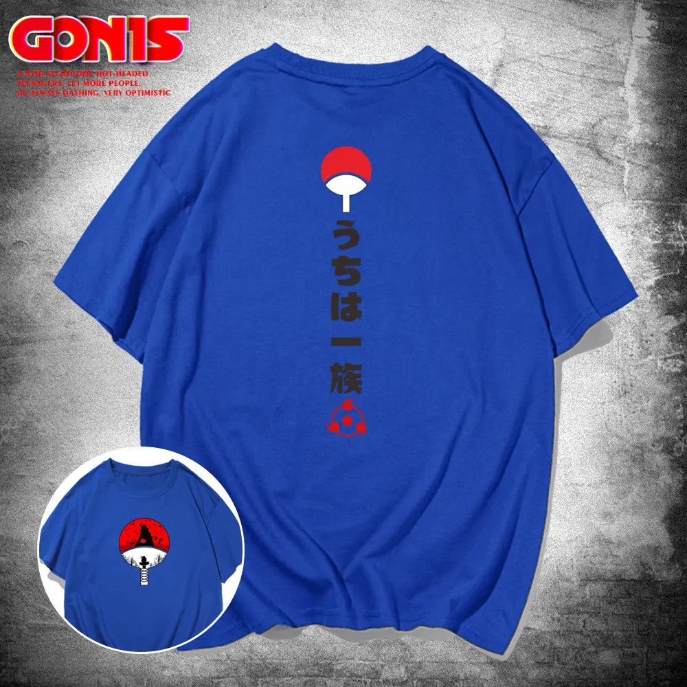 Naruto Uchiha Family Pink T-Shirt for Men Women Summer