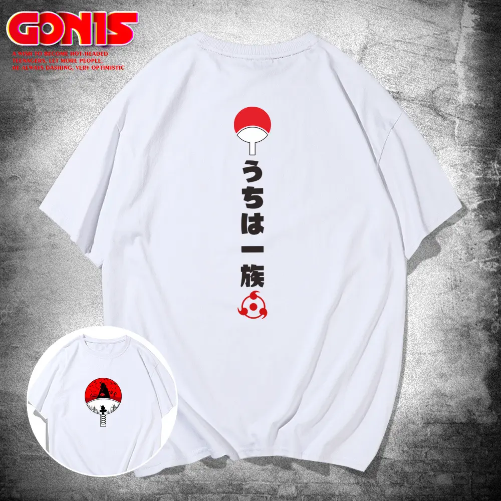 Naruto Uchiha Family Pink T-Shirt for Men Women Summer