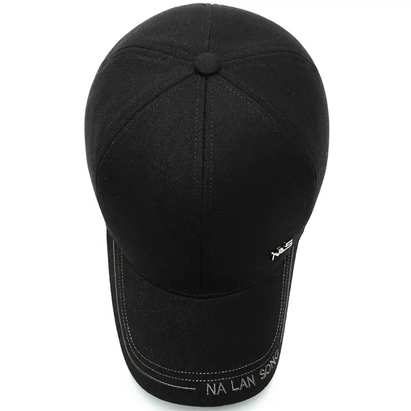 Men Woolen Duck Cap Winter Ear Protection Grey - Image 5