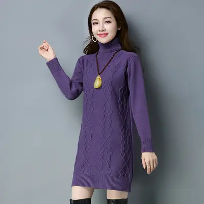 Women's Cream Pullover Winter Sweater Large - Image 2