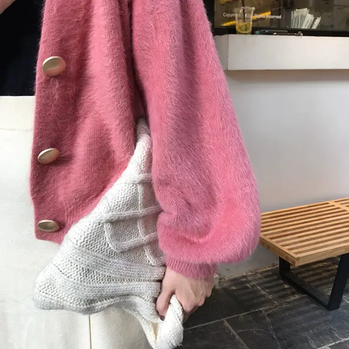 2025 Women's Green Knitted Cardigan Jacket — feature 23