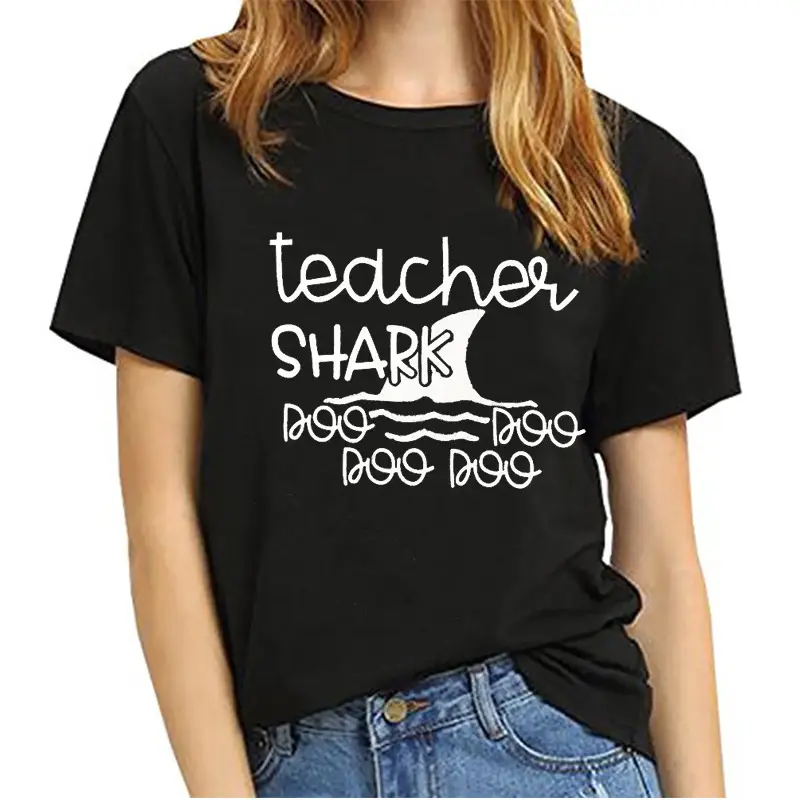 Teacher Shark Doo Doo T-Shirt Grey
