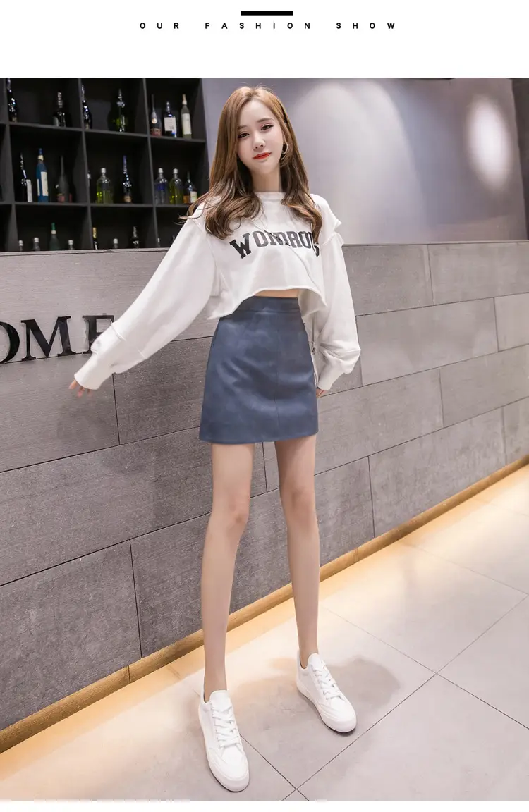 2025 Leather Skirt Women High Waist Fashion Chic — feature 31