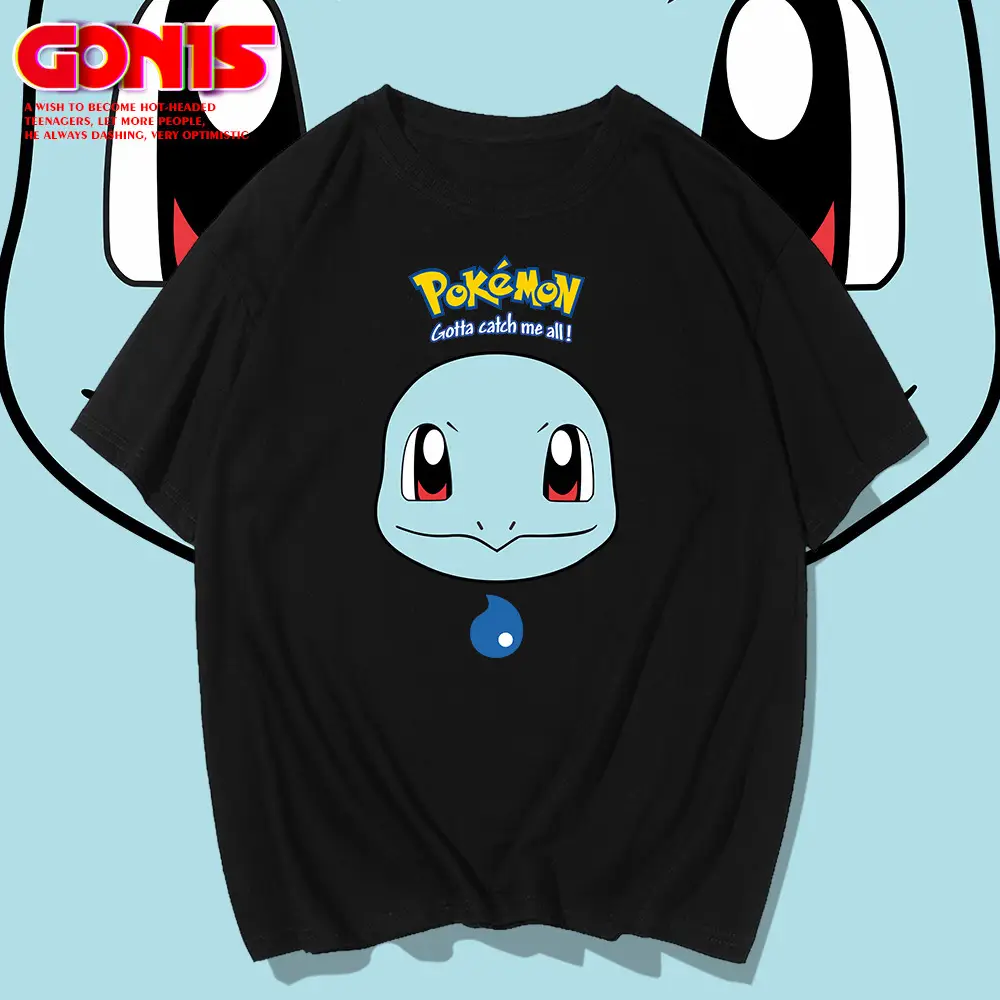 Women Men Pikachu T-Shirt White Loose Cotton - Image 10