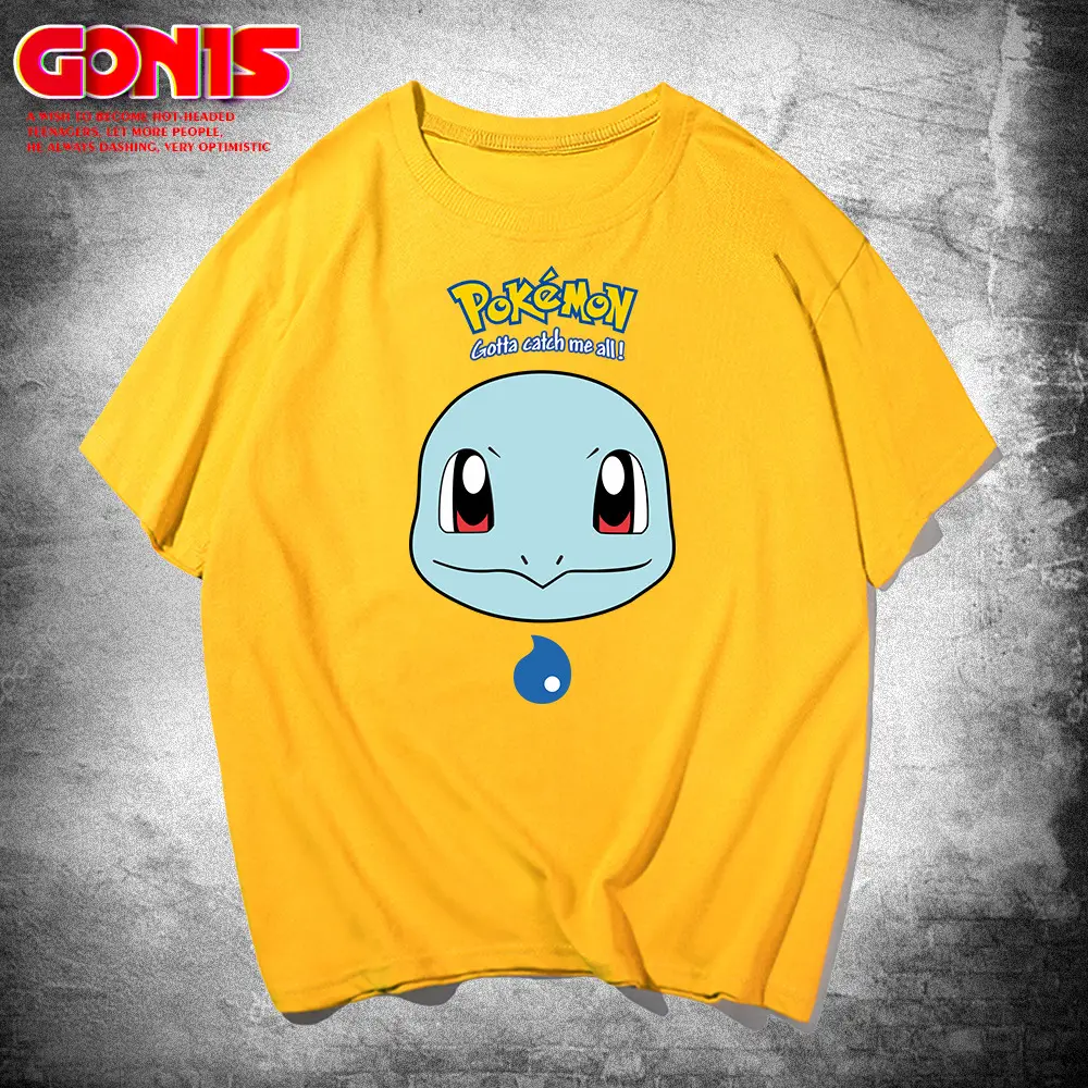 Women Men Pikachu T-Shirt White Loose Cotton - Image 3