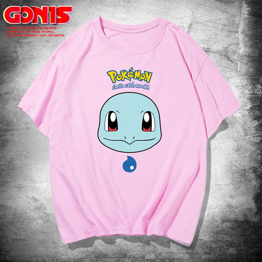 Women Men Pikachu T-Shirt White Loose Cotton - Image 8
