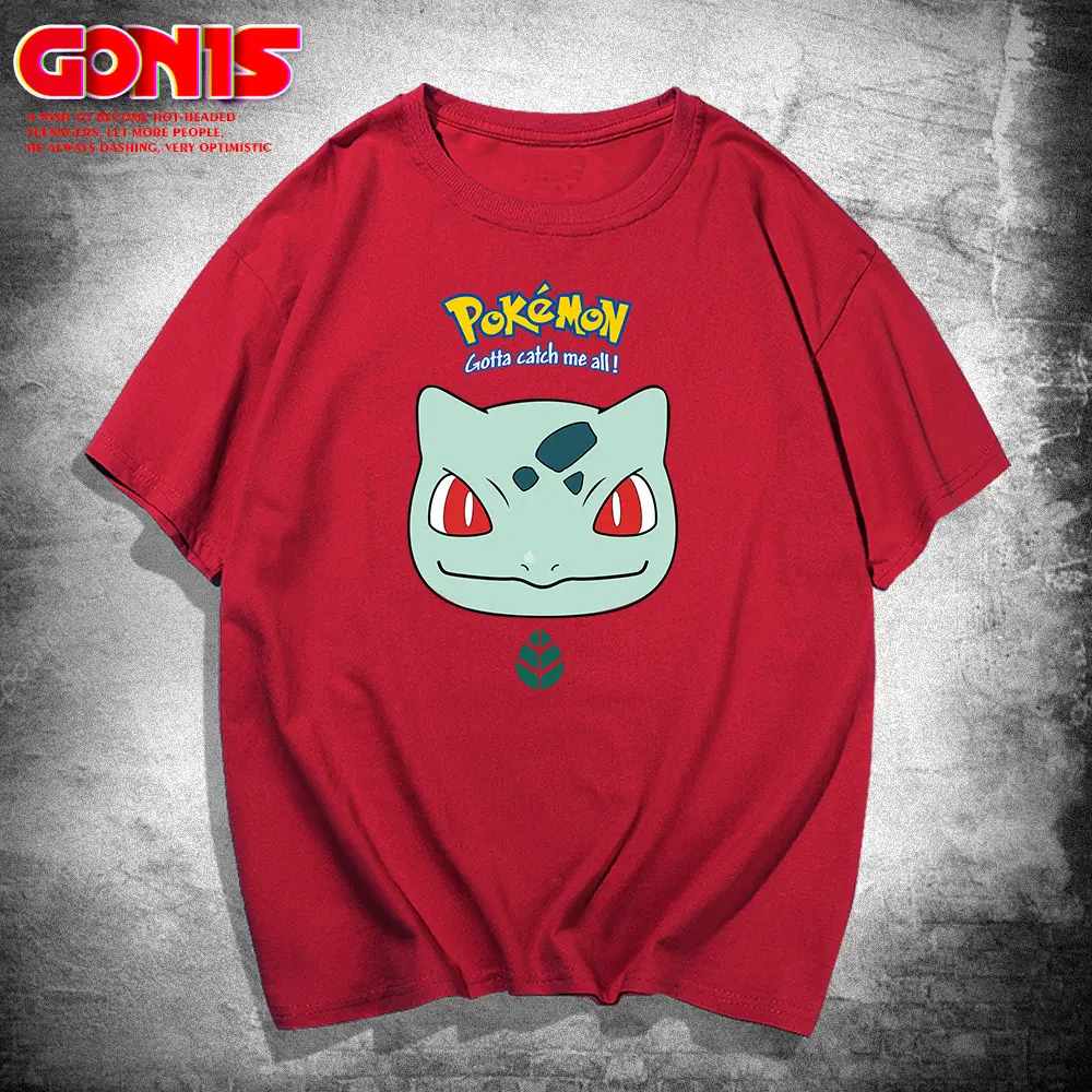 Men Women Pikachu Pure Cotton Short Sleeve T-Shirt - Image 4