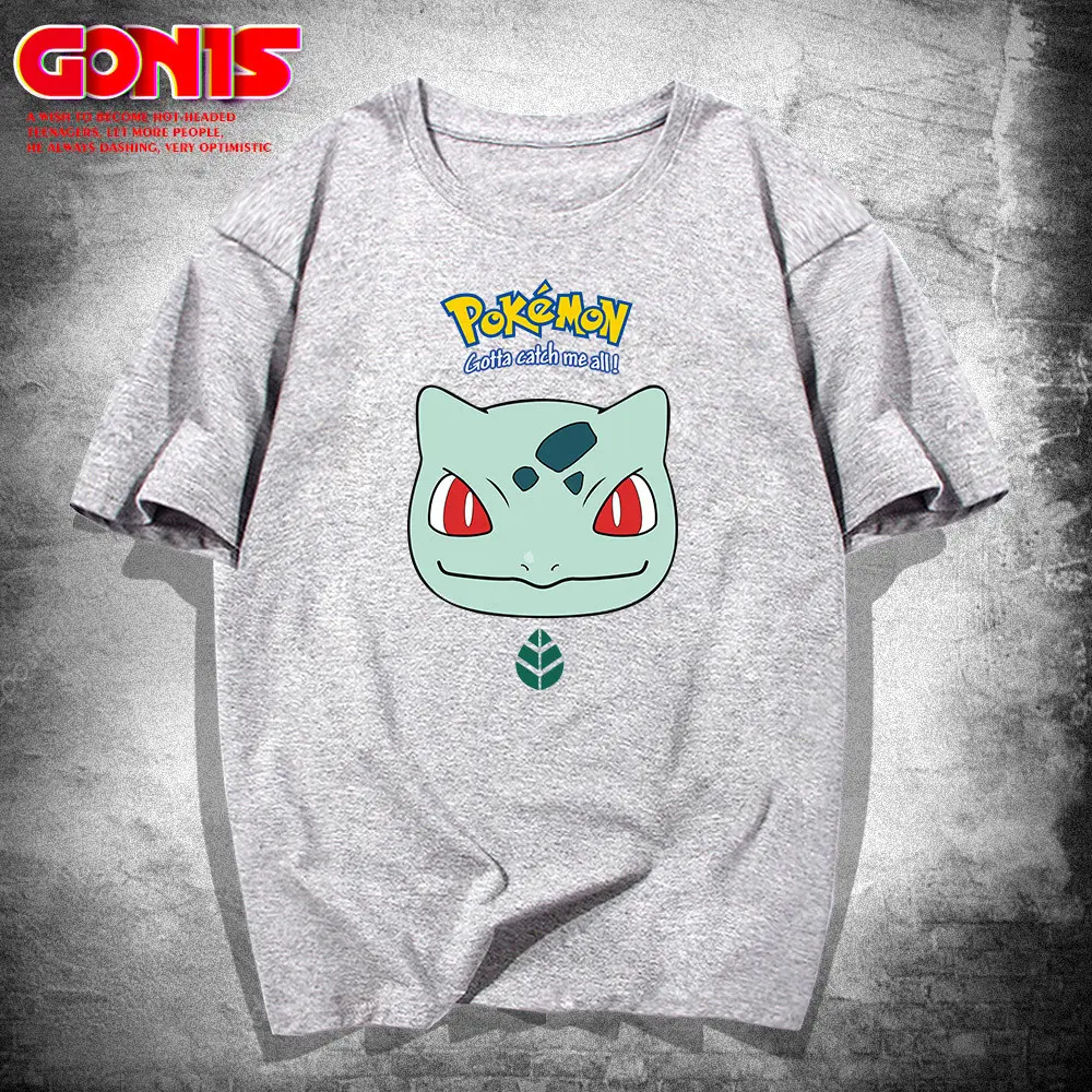 Men Women Pikachu Pure Cotton Short Sleeve T-Shirt - Image 7