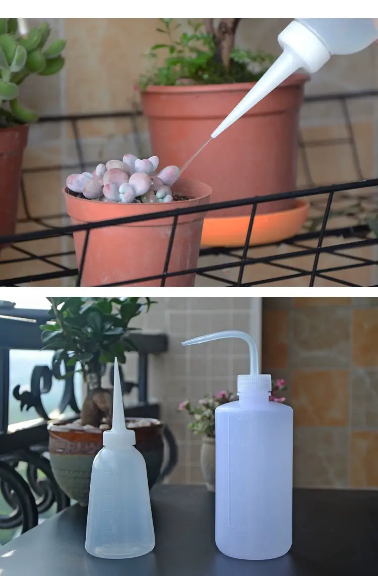 Long Spout Watering Can for Succulents, Household Watering Pot with Curved Spout for Squeezing and Filling Water, Tool for Watering Succulents — feature 6