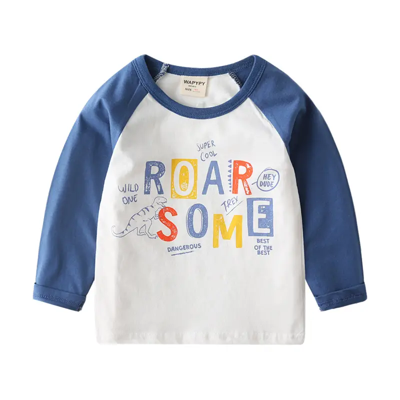 Children's Long Sleeve Korean T-Shirt Set Wholesale - Image 9