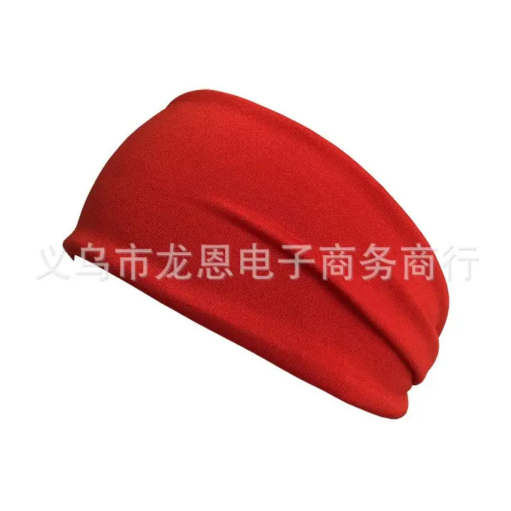 European American Yoga Elastic Headband Candy Color Non-Slip