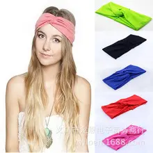 European American Yoga Elastic Headband Candy Color Non-Slip — feature 2